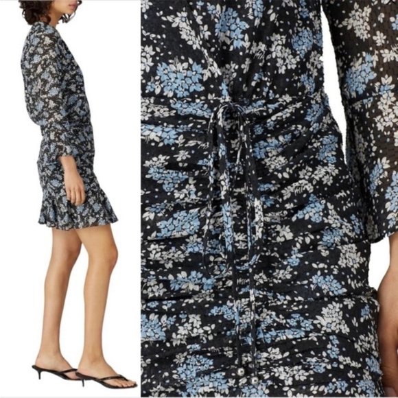 Floral V-Neck Ruffle Dress - Picture 4 of 14